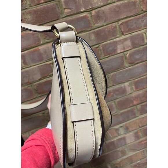 Michael Kors Dunn Suede Saddlebag Crossbody - Picture 5 of 10